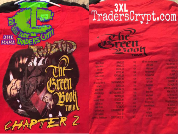 3XL Twiztid Green Book red